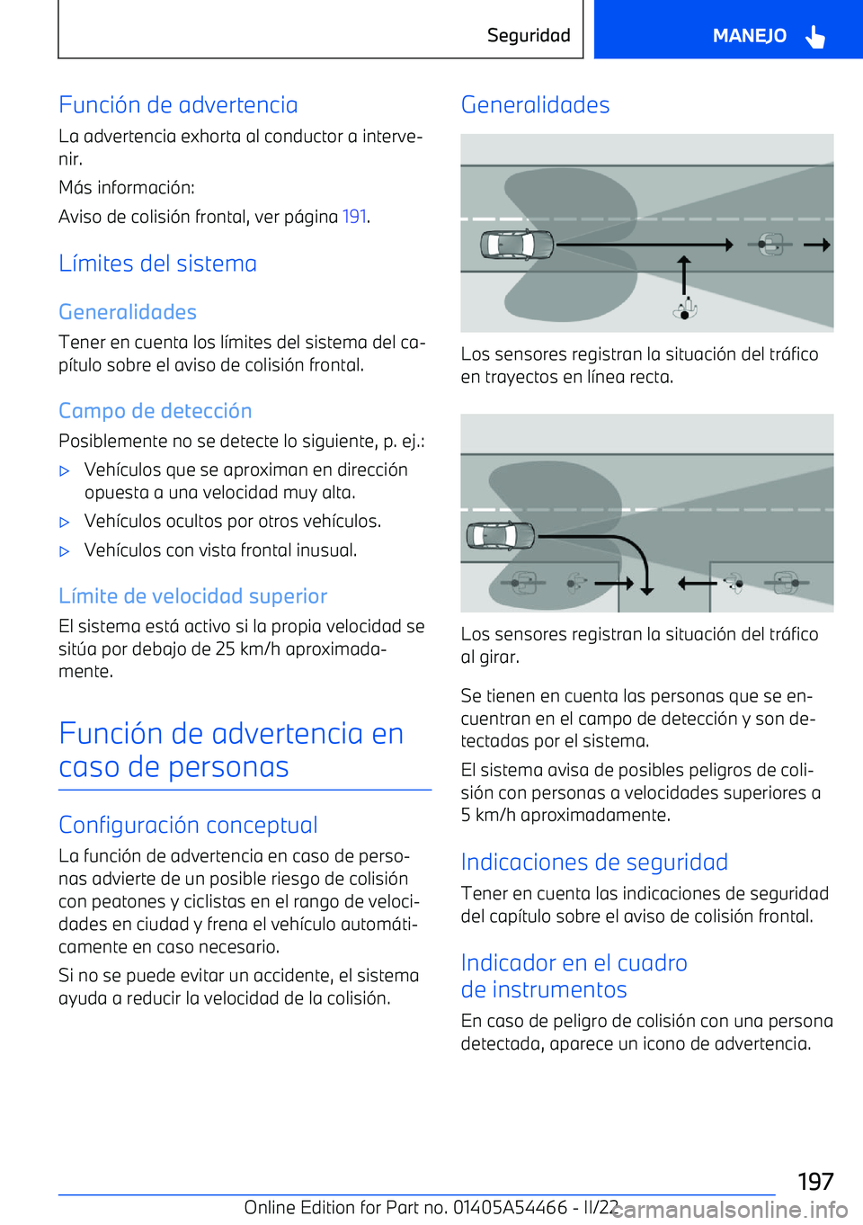 BMW IX 2022 Manuales de Empleo (in Spanish) Funci BMW IX 2022 Manuales de Empleo (in Spanish) Funci