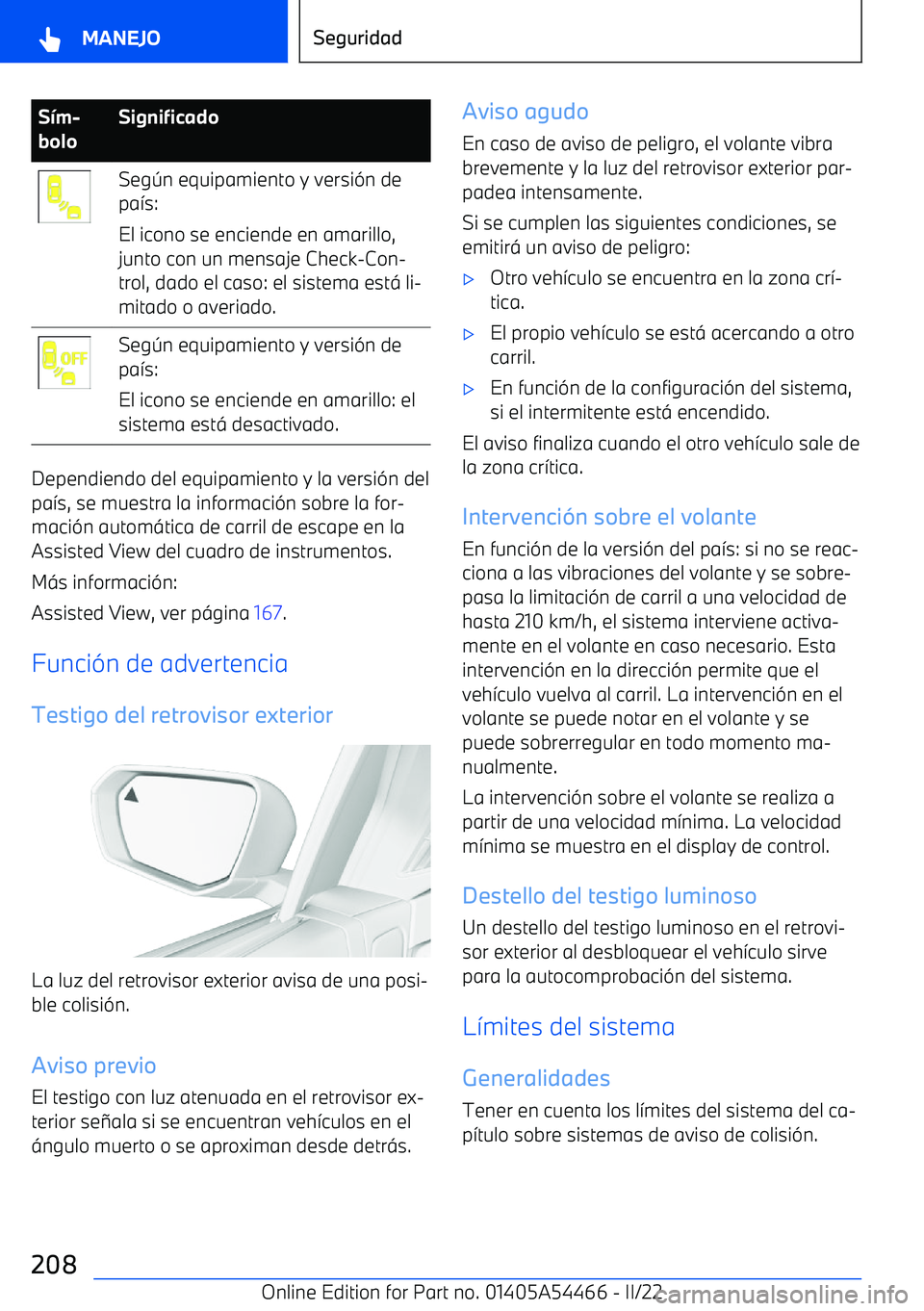 BMW IX 2022 Manuales de Empleo (in Spanish) S BMW IX 2022 Manuales de Empleo (in Spanish) S