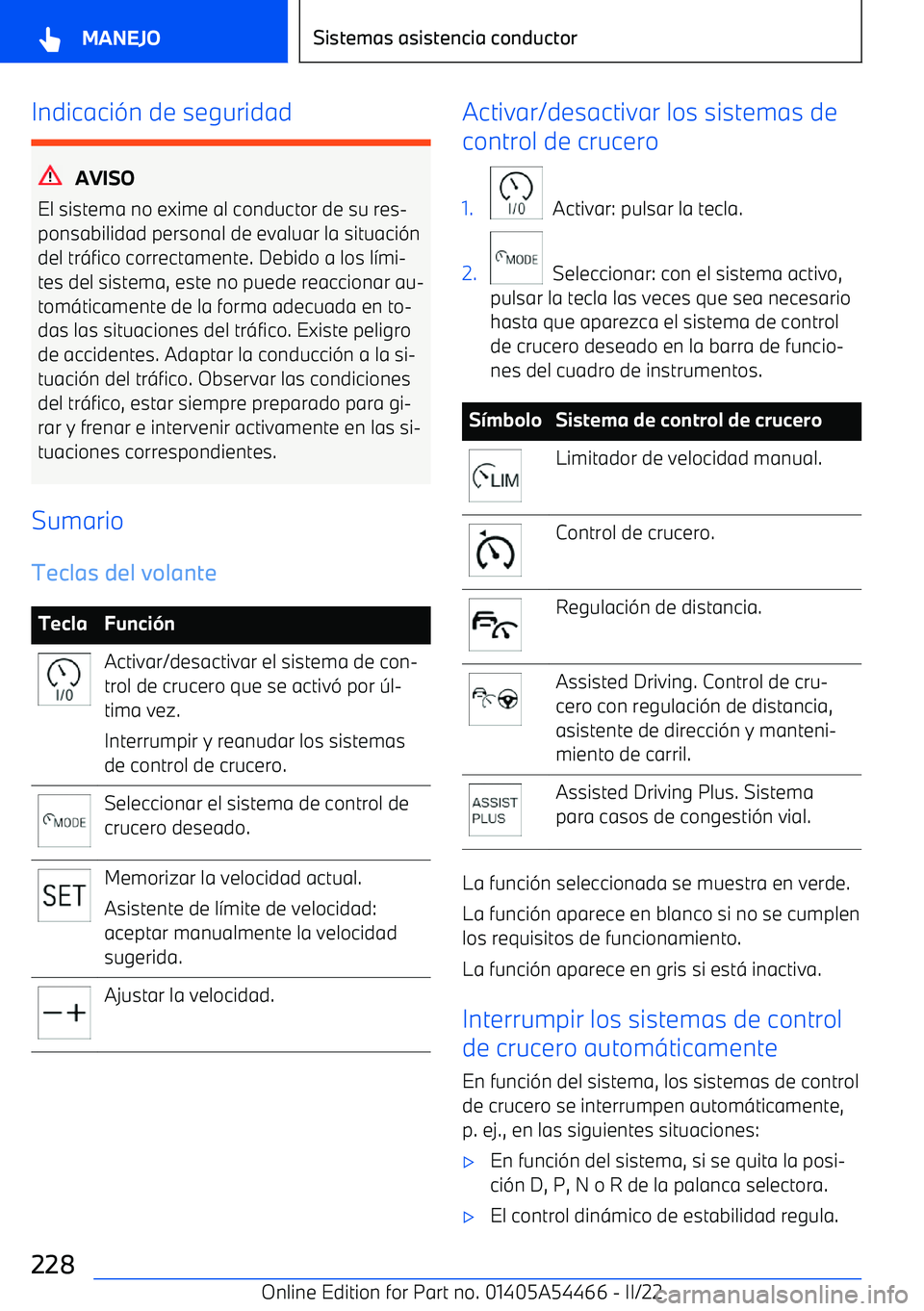 BMW IX 2022 Manuales de Empleo (in Spanish) Indicaci BMW IX 2022 Manuales de Empleo (in Spanish) Indicaci