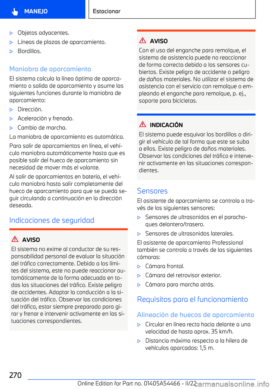 BMW IX 2022  Manuales de Empleo (in Spanish) 