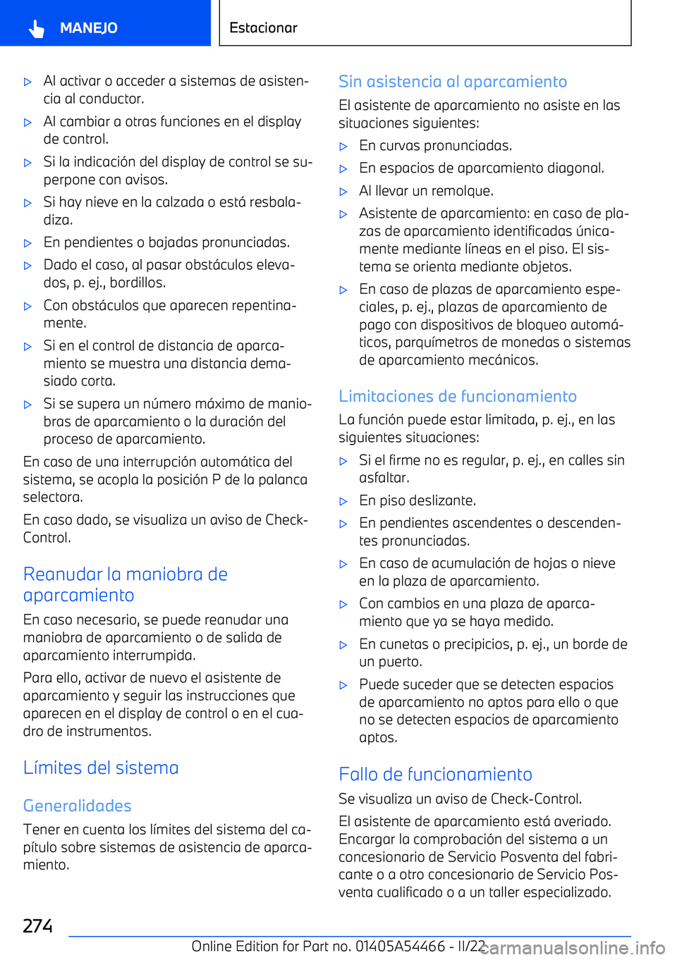 BMW IX 2022  Manuales de Empleo (in Spanish) 