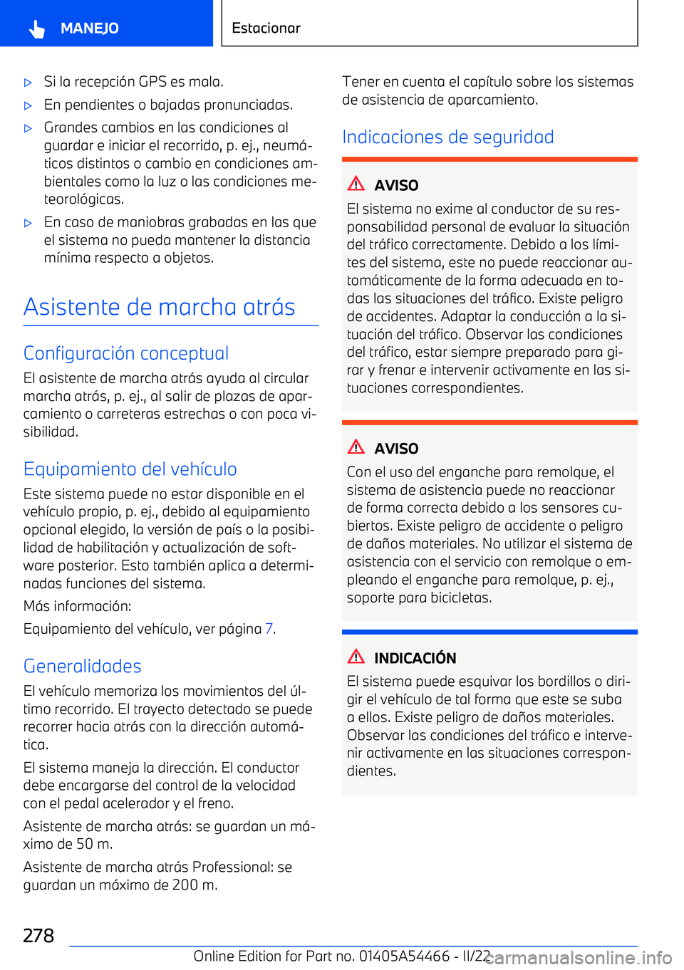 BMW IX 2022  Manuales de Empleo (in Spanish) 