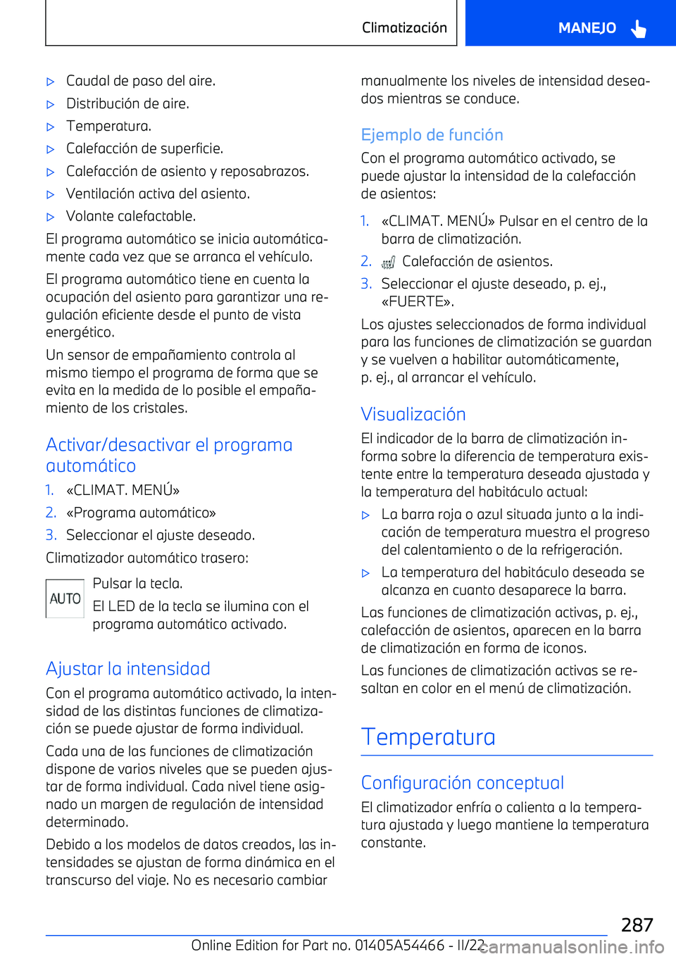 BMW IX 2022  Manuales de Empleo (in Spanish) 