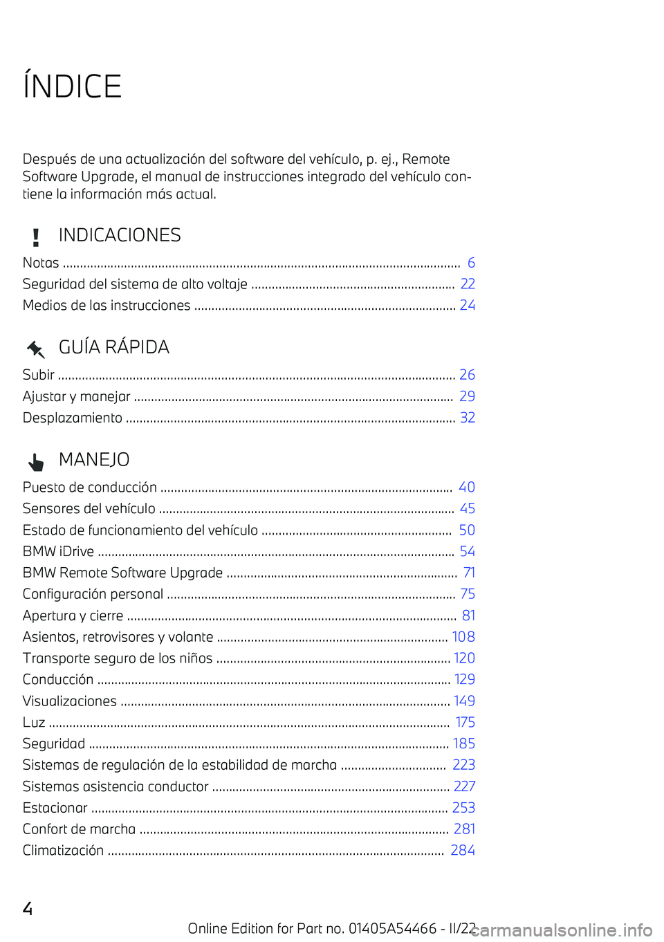 BMW IX 2022 Manuales de Empleo (in Spanish) BMW IX 2022 Manuales de Empleo (in Spanish)