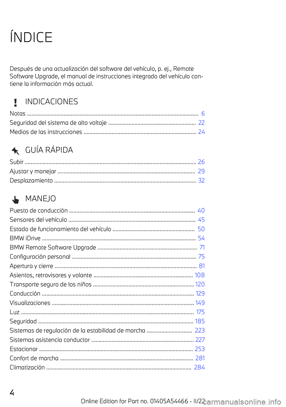 BMW IX 2022  Manuales de Empleo (in Spanish) 