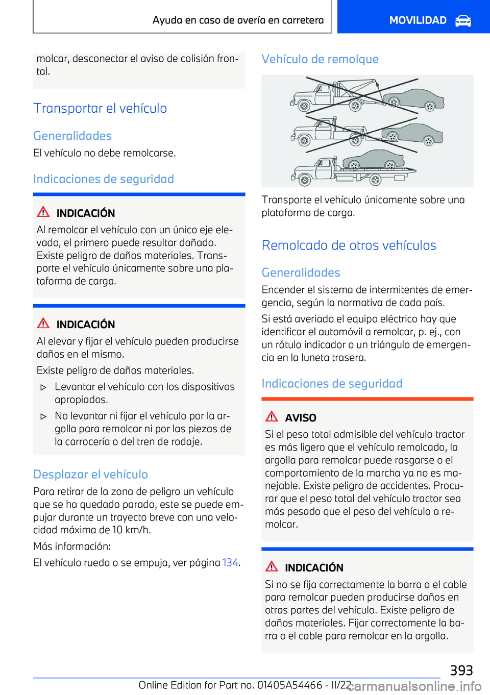 BMW IX 2022 Manuales de Empleo (in Spanish) molcar, desconectar el aviso de colisi BMW IX 2022 Manuales de Empleo (in Spanish) molcar, desconectar el aviso de colisi