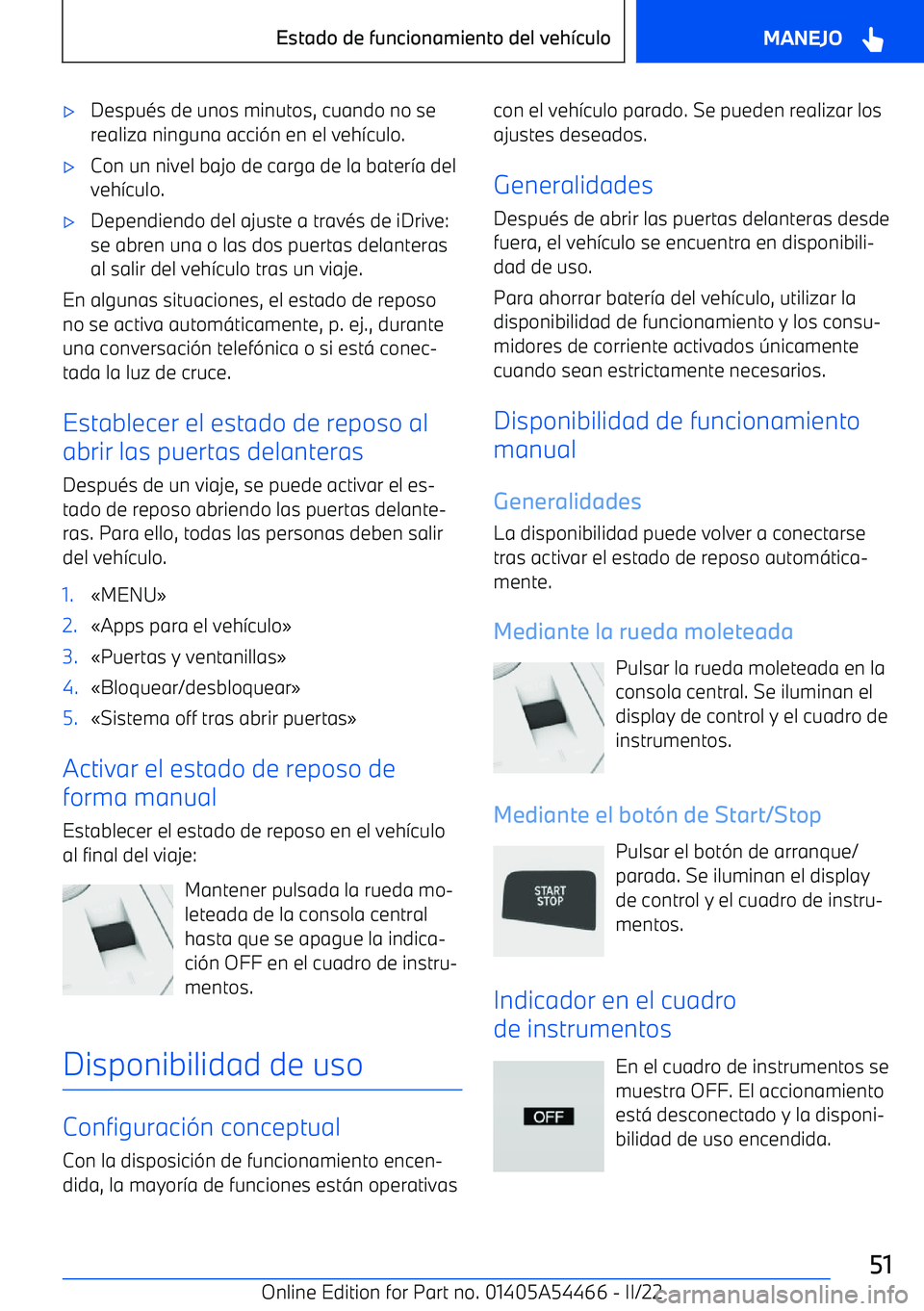 BMW IX 2022 Manuales de Empleo (in Spanish) BMW IX 2022 Manuales de Empleo (in Spanish)