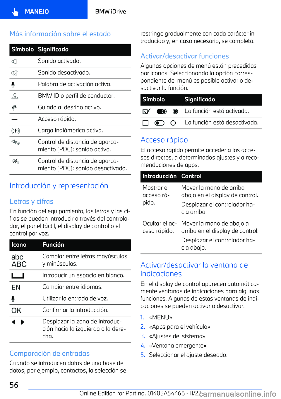 BMW IX 2022 Manuales de Empleo (in Spanish) M BMW IX 2022 Manuales de Empleo (in Spanish) M