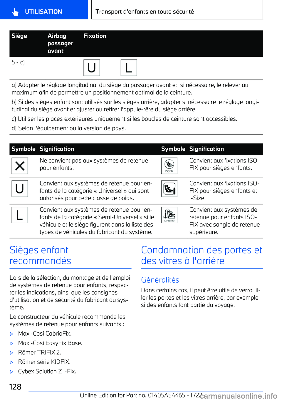 BMW IX 2022 Notices Demploi (in French) Si BMW IX 2022 Notices Demploi (in French) Si