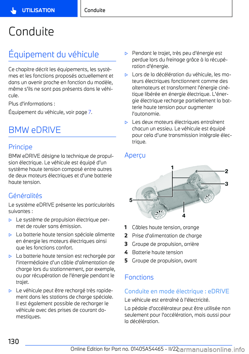 BMW IX 2022 Notices Demploi (in French) Conduite BMW IX 2022 Notices Demploi (in French) Conduite
