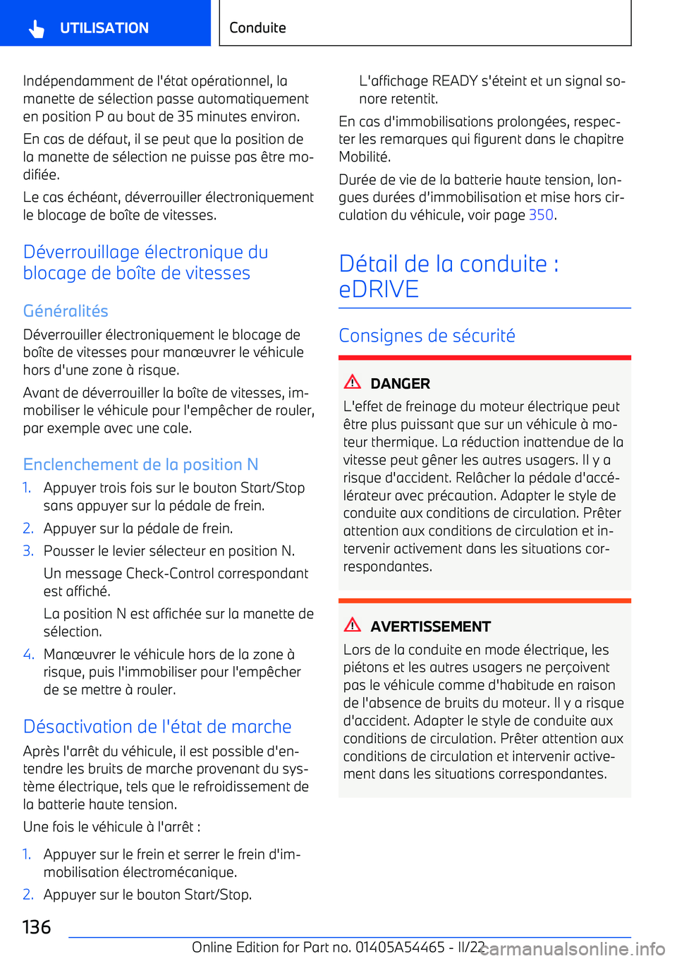 BMW IX 2022 Notices Demploi (in French) Indépendamment de l BMW IX 2022 Notices Demploi (in French) Indépendamment de l