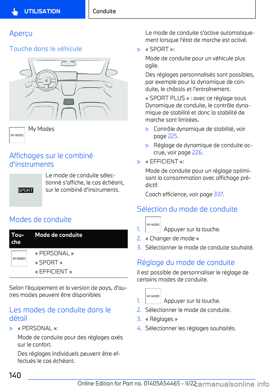 BMW IX 2022 Notices Demploi (in French) Aper BMW IX 2022 Notices Demploi (in French) Aper