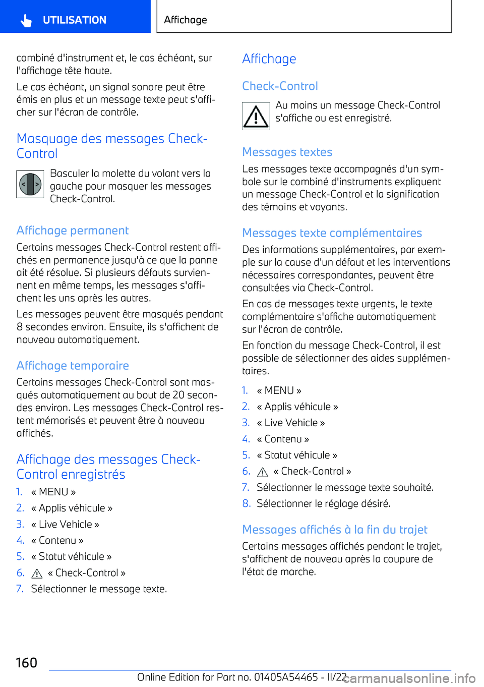BMW IX 2022 Notices Demploi (in French) combiné d BMW IX 2022 Notices Demploi (in French) combiné d