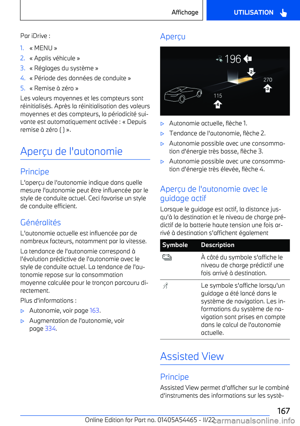 BMW IX 2022 Notices Demploi (in French) Par iDrive :1. BMW IX 2022 Notices Demploi (in French) Par iDrive :1.