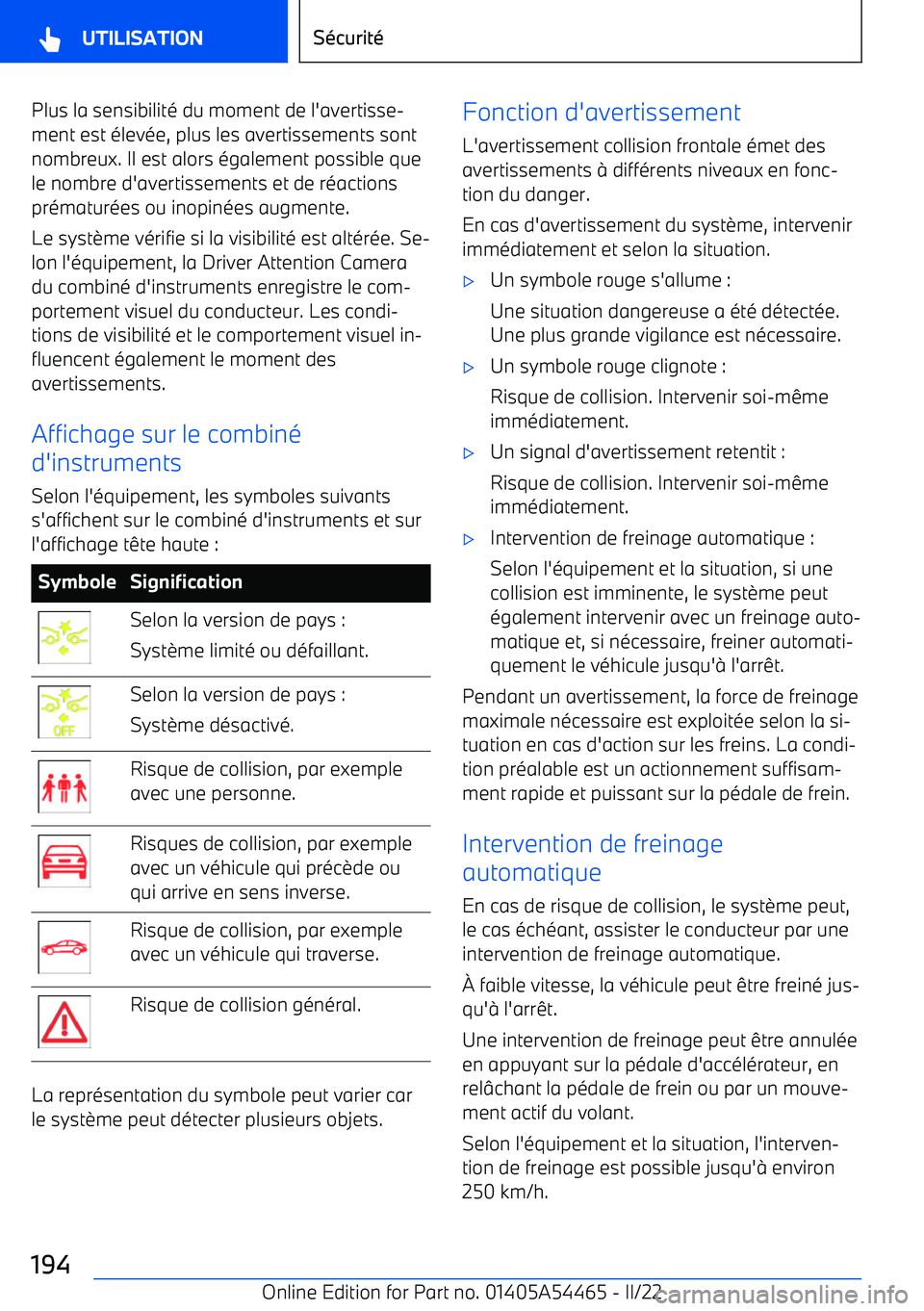 BMW IX 2022 Notices Demploi (in French) Plus la sensibilité du moment de l BMW IX 2022 Notices Demploi (in French) Plus la sensibilité du moment de l