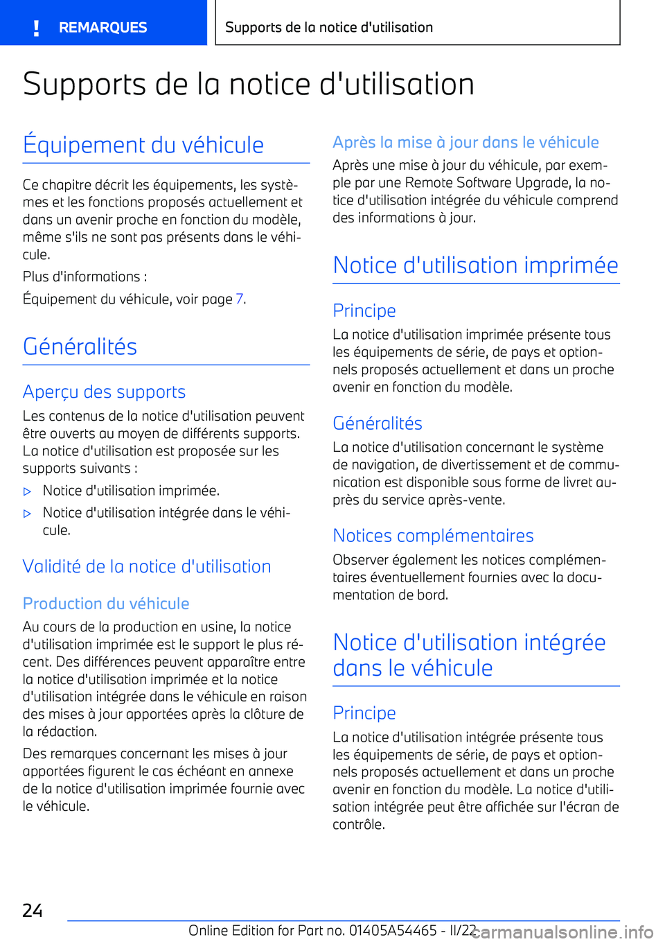 BMW IX 2022 Notices Demploi (in French) Supports de la notice d BMW IX 2022 Notices Demploi (in French) Supports de la notice d
