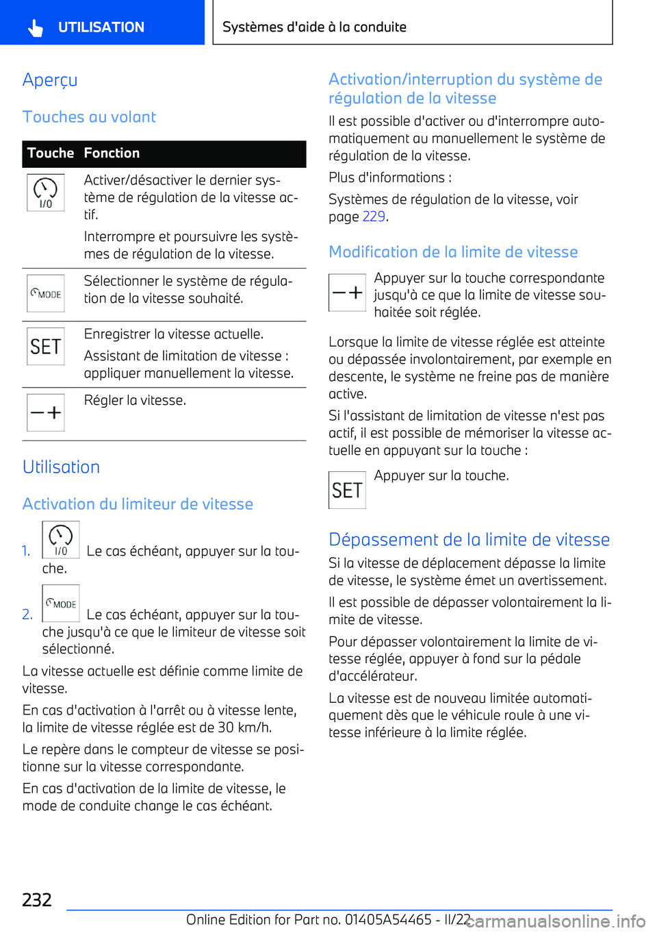 BMW IX 2022 Notices Demploi (in French) Aper BMW IX 2022 Notices Demploi (in French) Aper