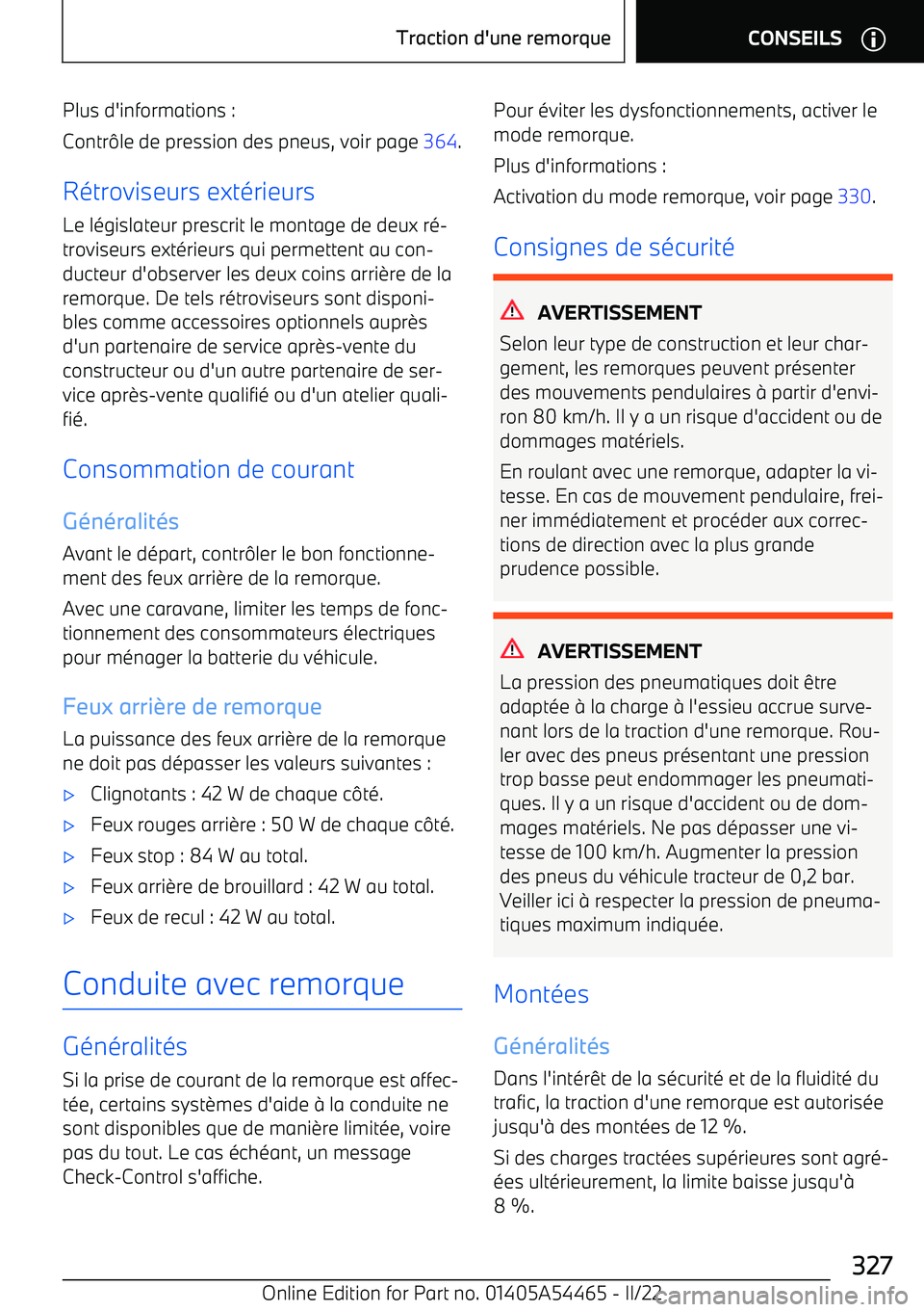 BMW IX 2022 Notices Demploi (in French) Plus d BMW IX 2022 Notices Demploi (in French) Plus d
