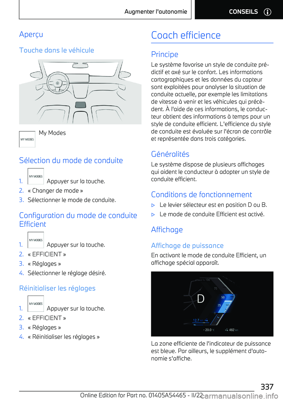 BMW IX 2022  Notices Demploi (in French) Aper