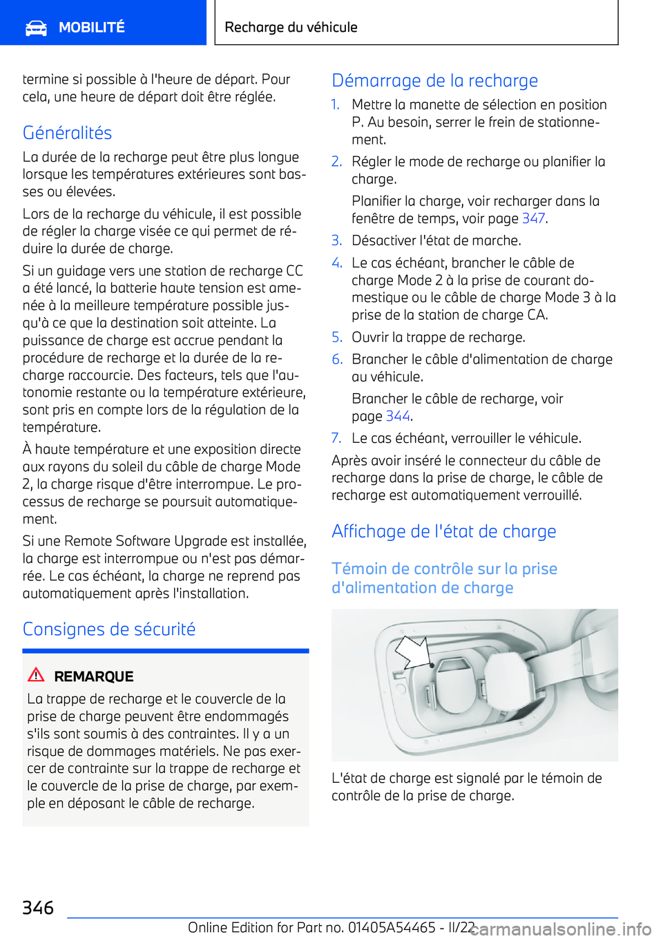 BMW IX 2022 Notices Demploi (in French) termine si possible BMW IX 2022 Notices Demploi (in French) termine si possible