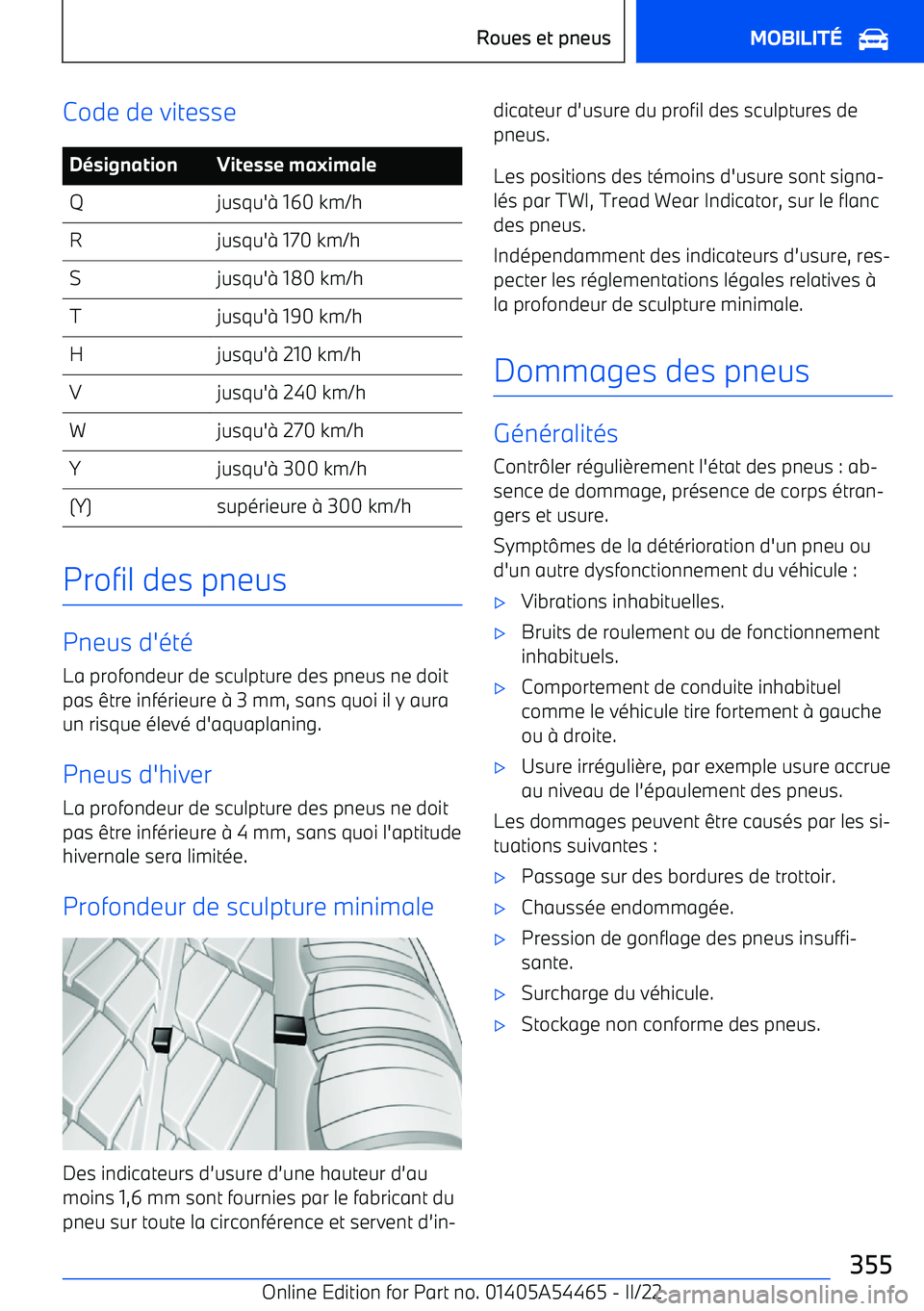 BMW IX 2022 Notices Demploi (in French) Code de vitesseD BMW IX 2022 Notices Demploi (in French) Code de vitesseD