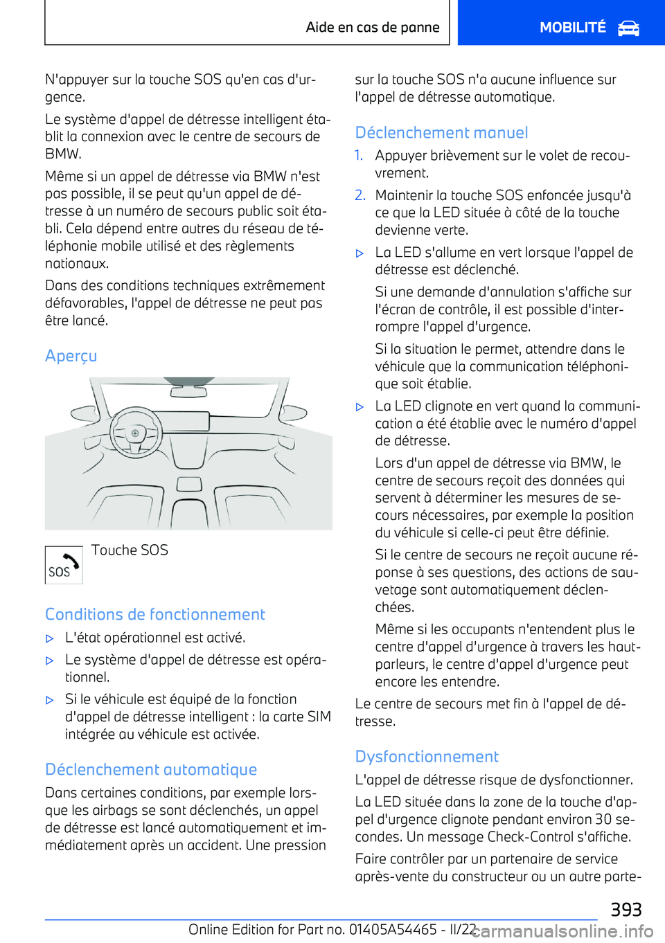 BMW IX 2022 Notices Demploi (in French) N BMW IX 2022 Notices Demploi (in French) N