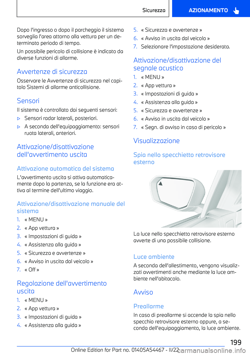 BMW IX 2022 Libretti Di Uso E manutenzione (in Italian) Dopo l BMW IX 2022 Libretti Di Uso E manutenzione (in Italian) Dopo l