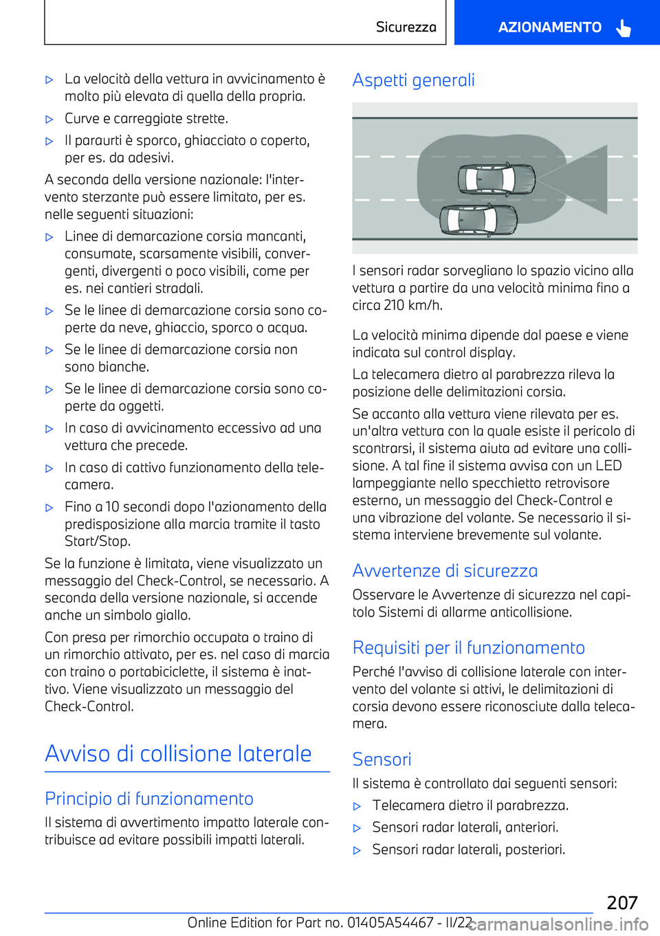 BMW IX 2022  Libretti Di Uso E manutenzione (in Italian) 