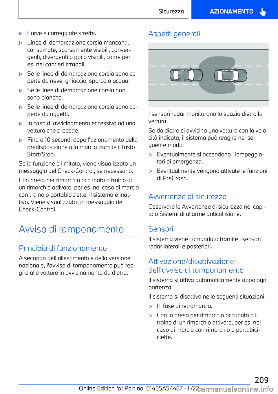 BMW IX 2022  Libretti Di Uso E manutenzione (in Italian) 
