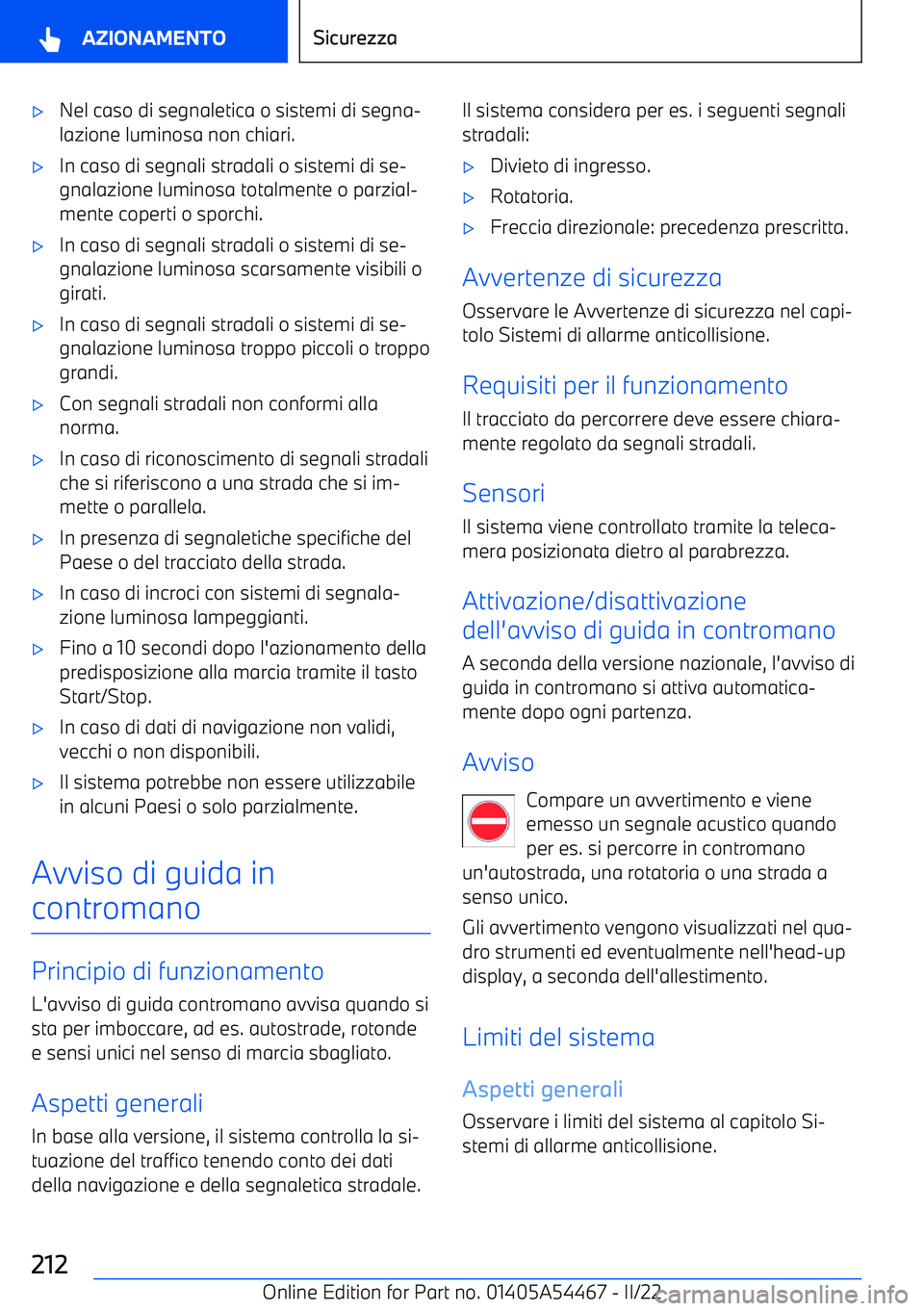 BMW IX 2022  Libretti Di Uso E manutenzione (in Italian) 