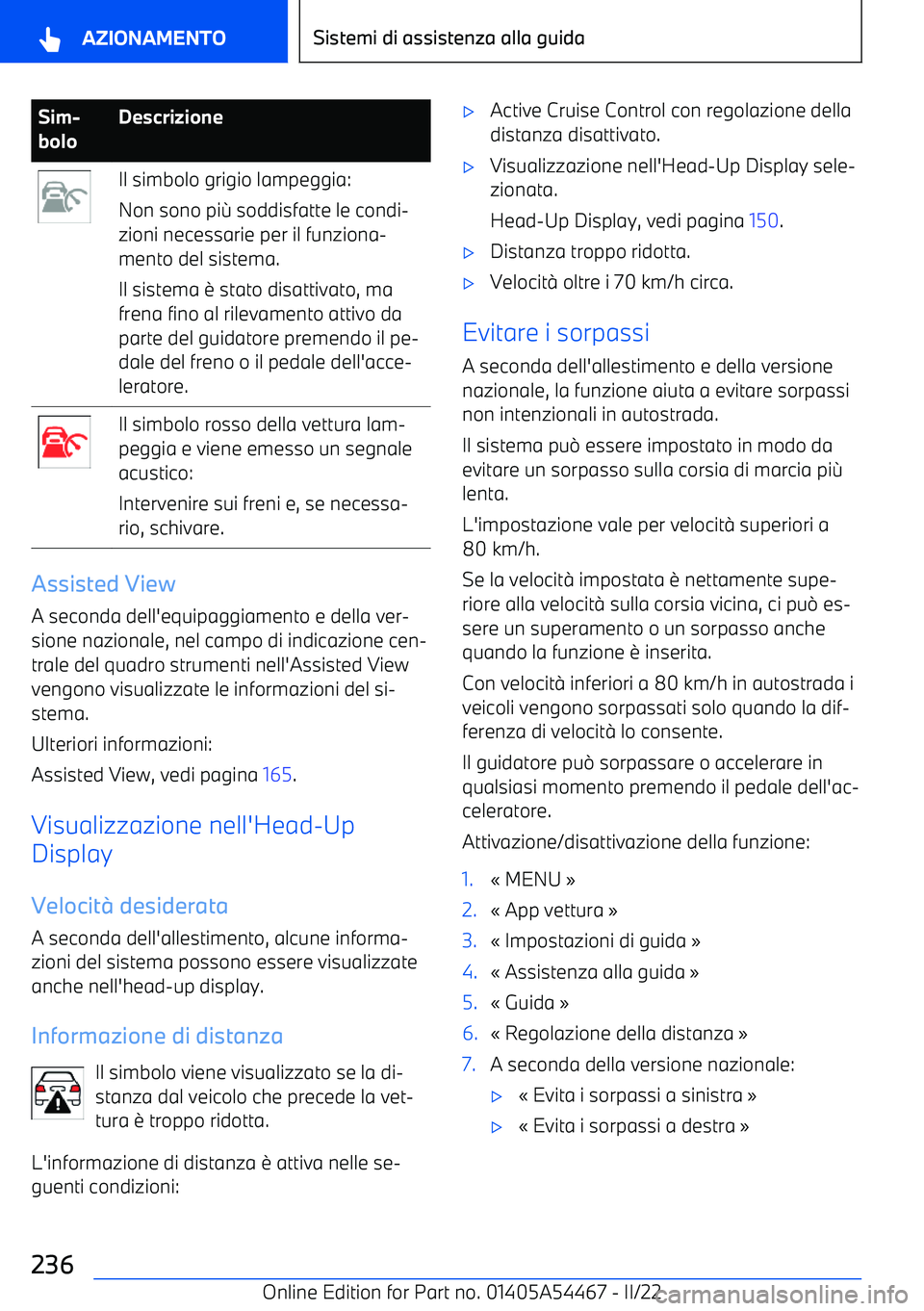 BMW IX 2022  Libretti Di Uso E manutenzione (in Italian) Sim