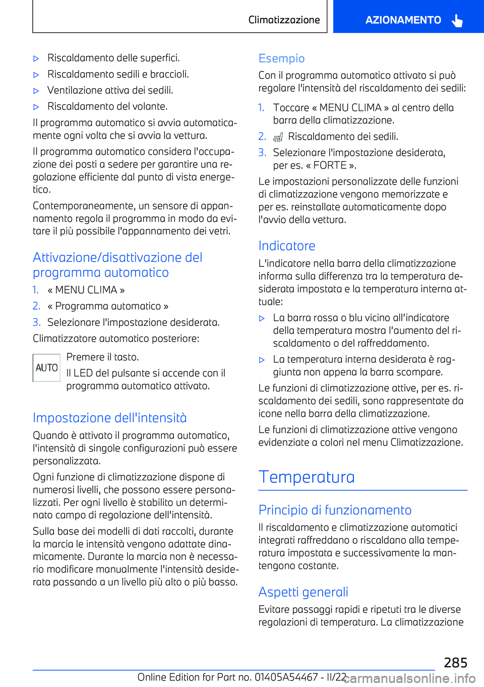 BMW IX 2022  Libretti Di Uso E manutenzione (in Italian) 