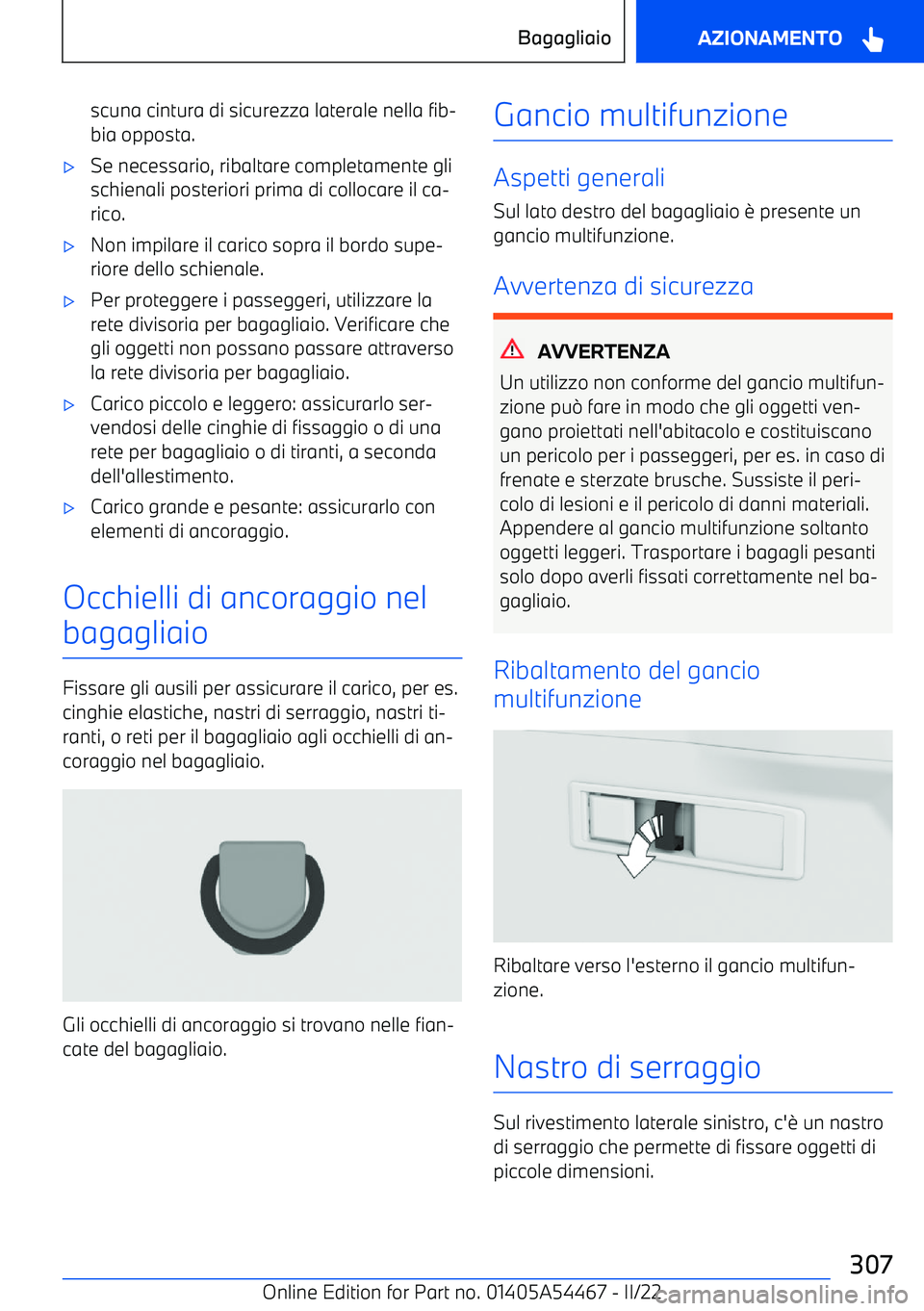 BMW IX 2022 Libretti Di Uso E manutenzione (in Italian) scuna cintura di sicurezza laterale nella fib BMW IX 2022 Libretti Di Uso E manutenzione (in Italian) scuna cintura di sicurezza laterale nella fib