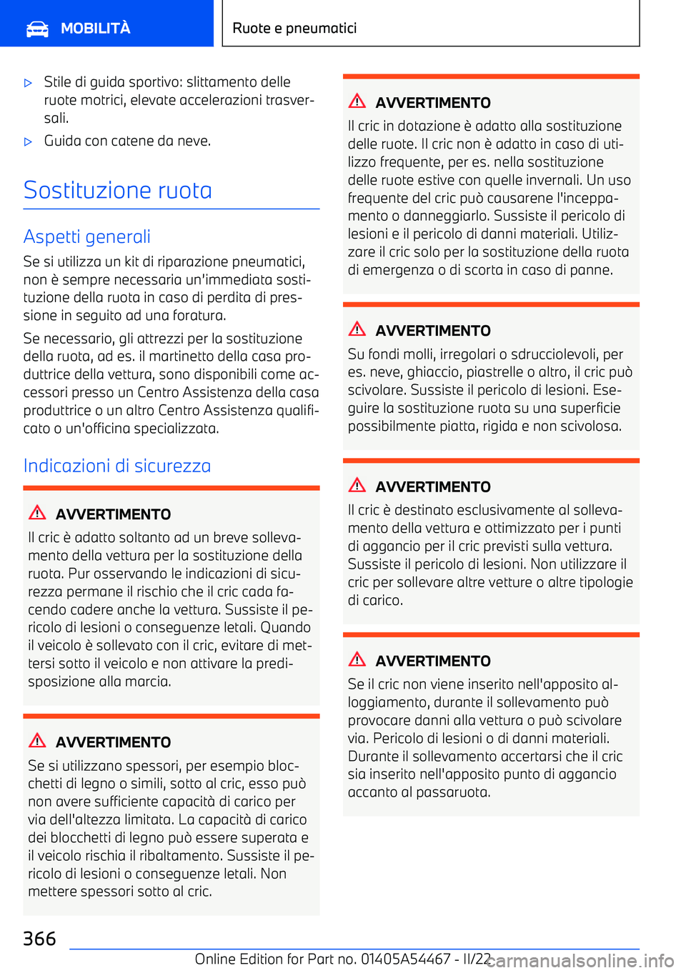 BMW IX 2022  Libretti Di Uso E manutenzione (in Italian) 