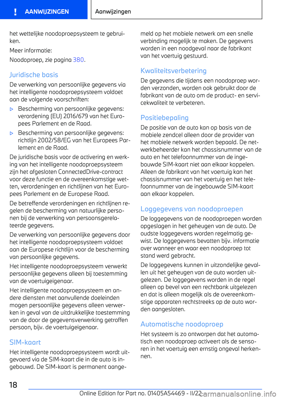 BMW IX 2022 Instructieboekjes (in Dutch) het wettelijke noodoproepsysteem te gebrui BMW IX 2022 Instructieboekjes (in Dutch) het wettelijke noodoproepsysteem te gebrui