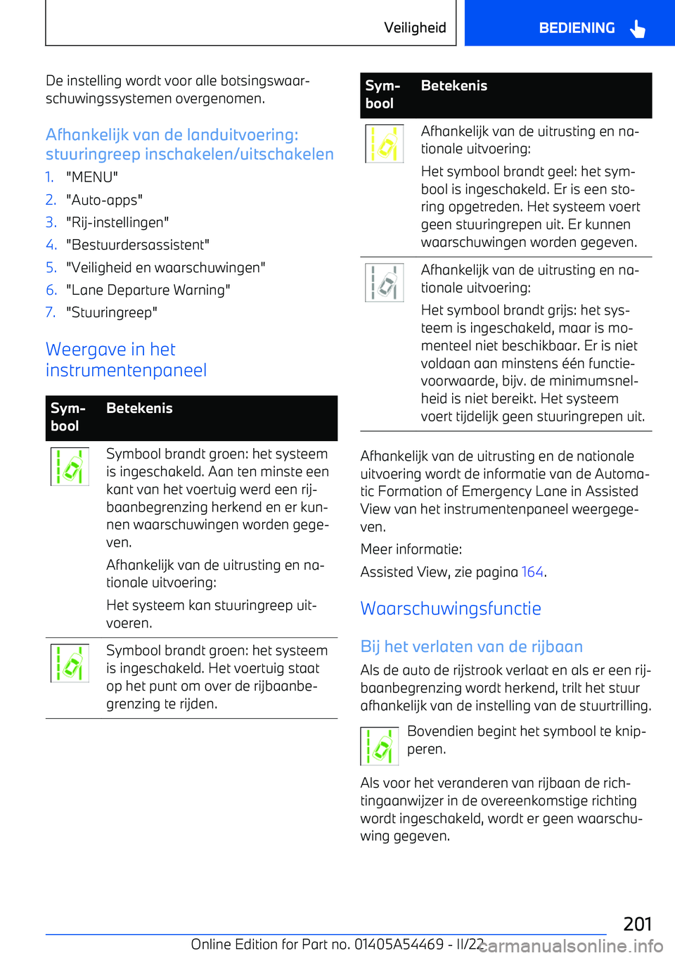 BMW IX 2022 Instructieboekjes (in Dutch) De instelling wordt voor alle botsingswaar BMW IX 2022 Instructieboekjes (in Dutch) De instelling wordt voor alle botsingswaar