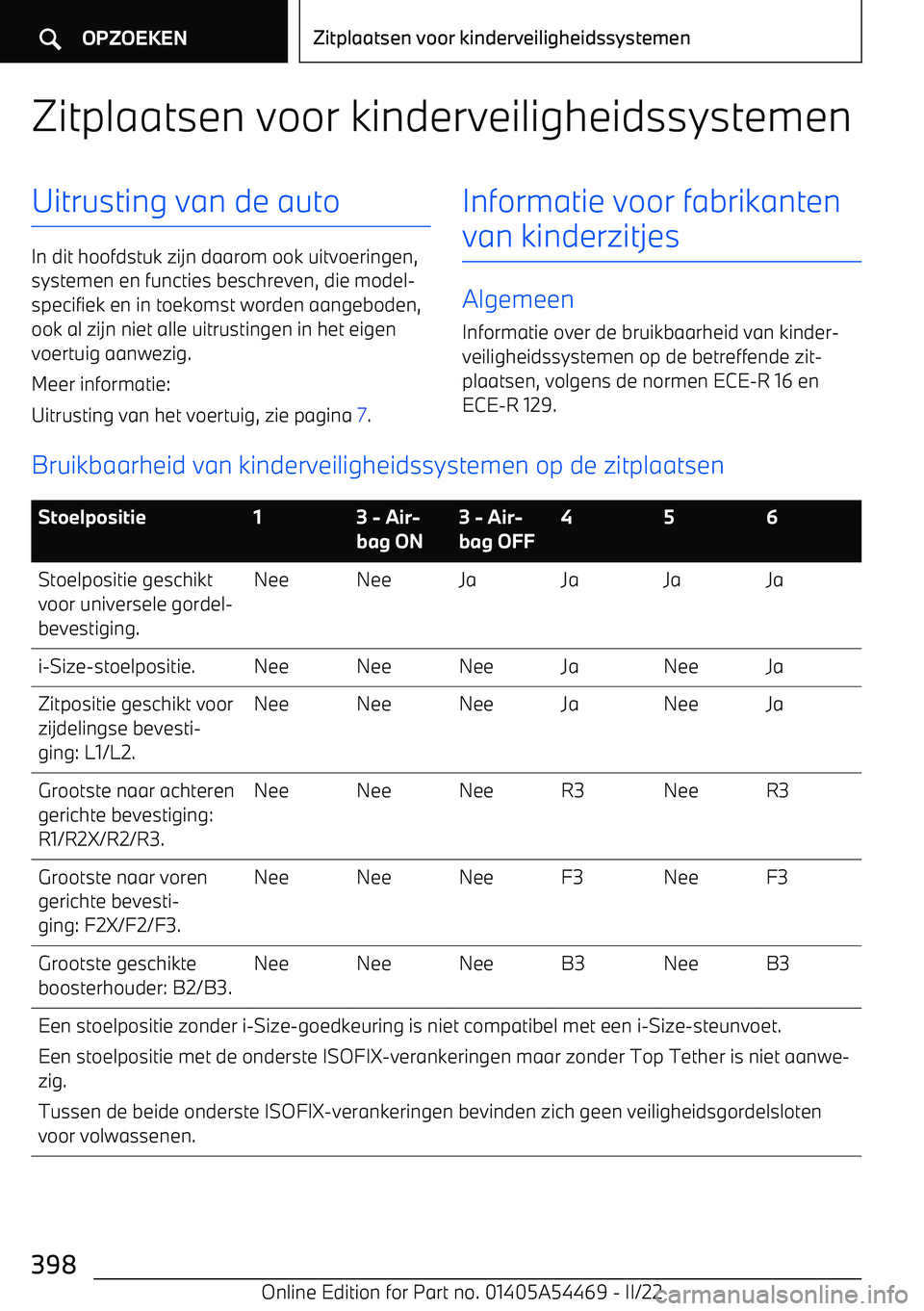 BMW IX 2022 Instructieboekjes (in Dutch) Zitplaatsen voor kinderveiligheidssystemenUitrusting van de auto
In dit hoofdstuk zijn daarom ook uitvoeringen,systemen en functies beschreven, die model BMW IX 2022 Instructieboekjes (in Dutch) Zitplaatsen voor kinderveiligheidssystemenUitrusting van de auto
In dit hoofdstuk zijn daarom ook uitvoeringen,systemen en functies beschreven, die model