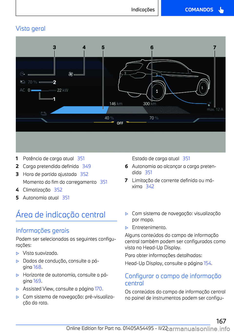 BMW IX 2022  Manual do condutor (in Portuguese) Vista geral1Pot