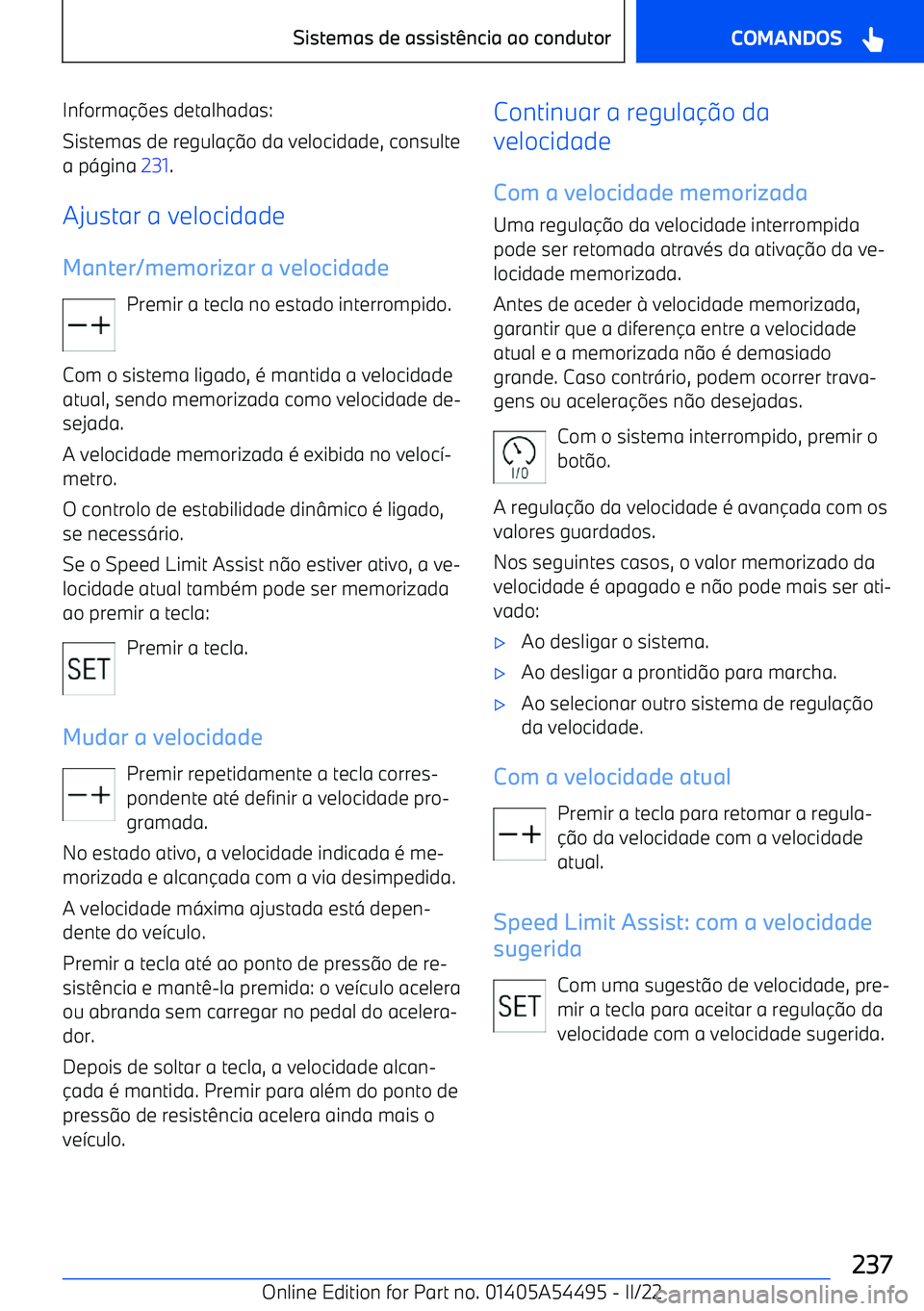 BMW IX 2022  Manual do condutor (in Portuguese) Informa