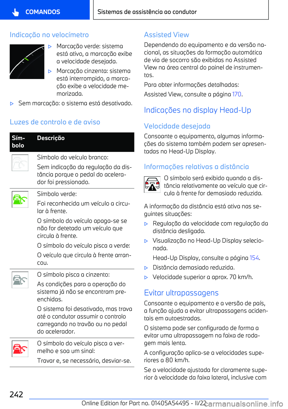 BMW IX 2022  Manual do condutor (in Portuguese) Indica