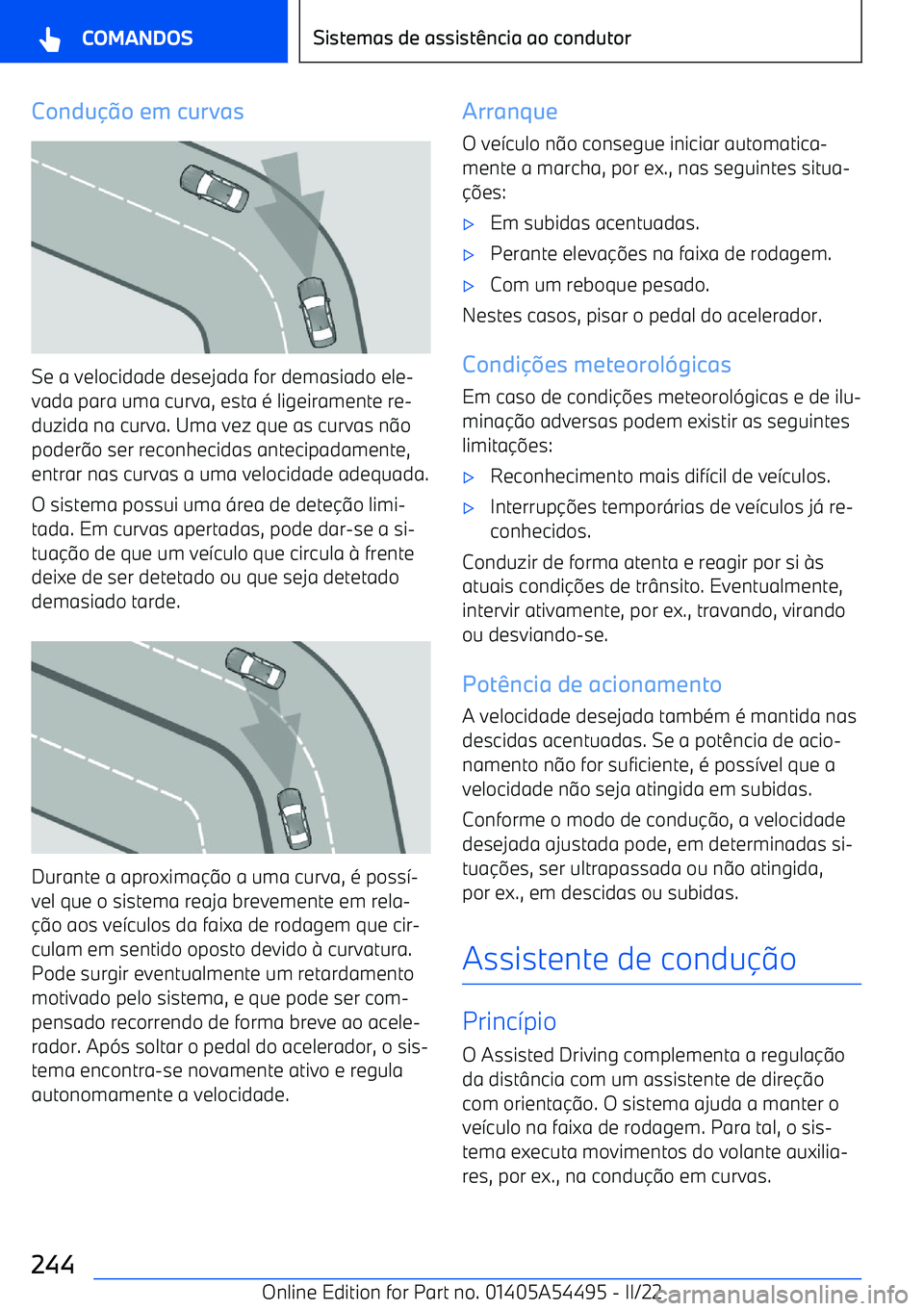 BMW IX 2022  Manual do condutor (in Portuguese) Condu