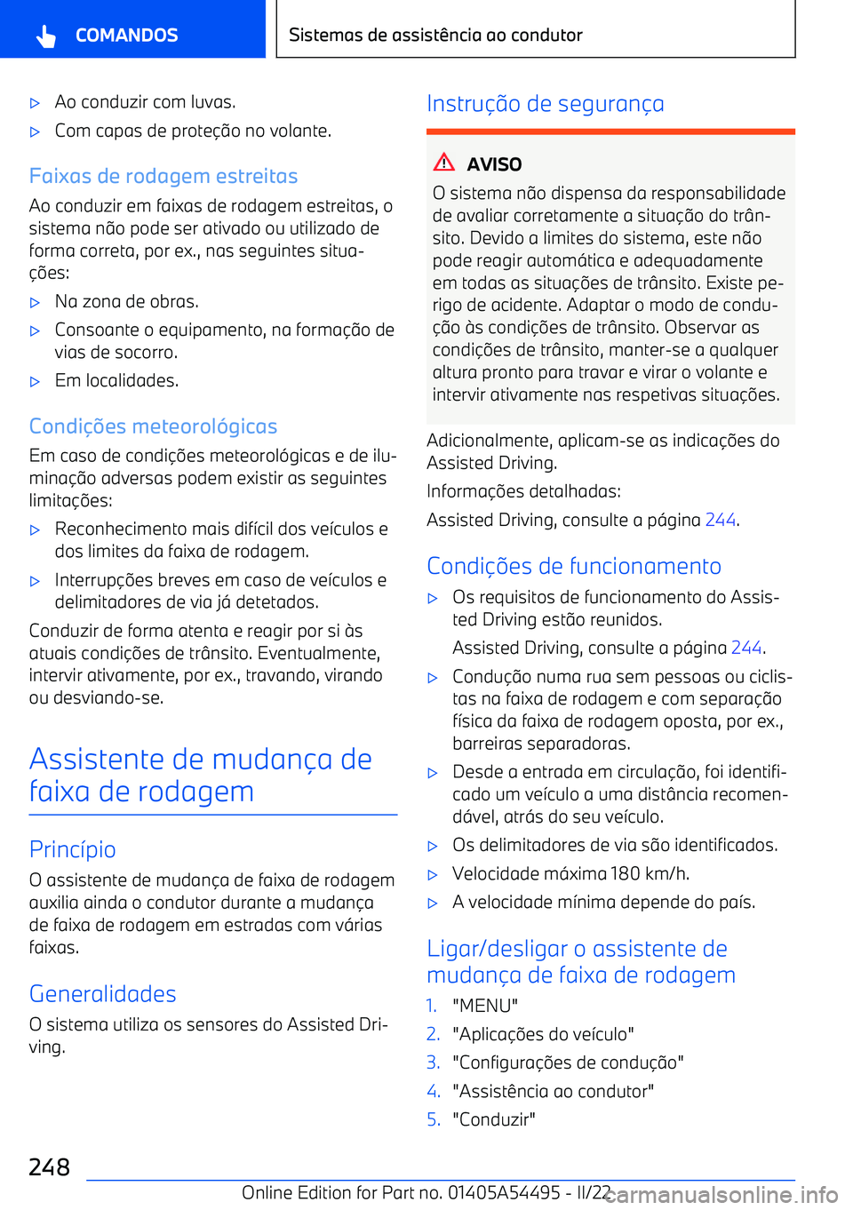BMW IX 2022  Manual do condutor (in Portuguese) 