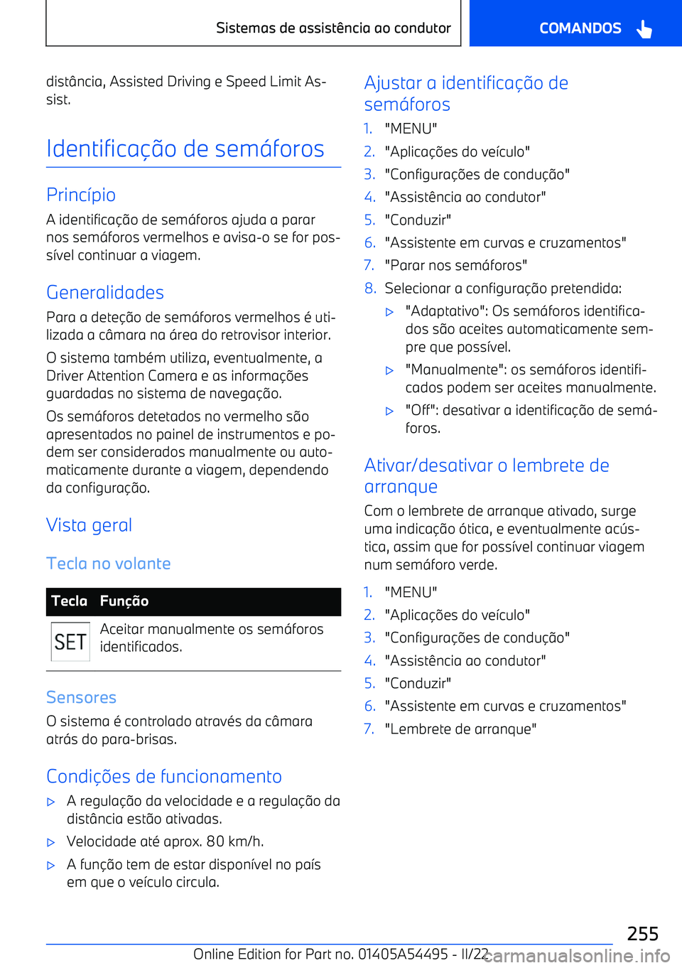 BMW IX 2022  Manual do condutor (in Portuguese) dist