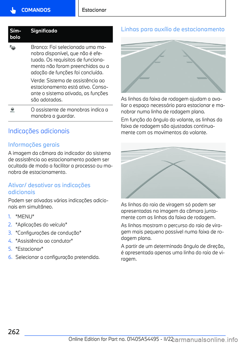 BMW IX 2022  Manual do condutor (in Portuguese) Sm