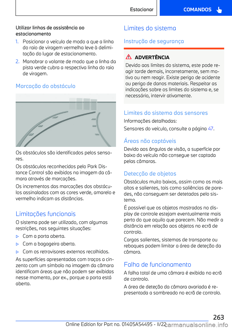 BMW IX 2022  Manual do condutor (in Portuguese) Utilizar linhas de assist
