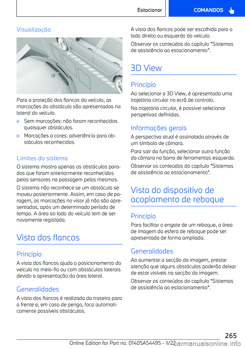 BMW IX 2022  Manual do condutor (in Portuguese) Visualiza