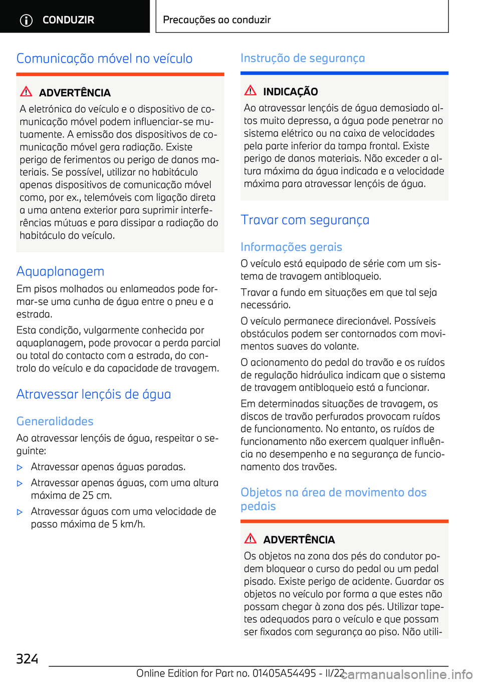 BMW IX 2022  Manual do condutor (in Portuguese) Comunica