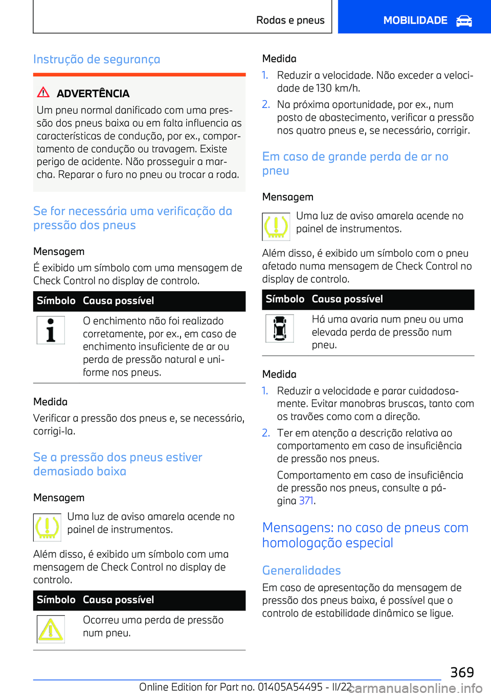 BMW IX 2022 Manual do condutor (in Portuguese) Instru BMW IX 2022 Manual do condutor (in Portuguese) Instru