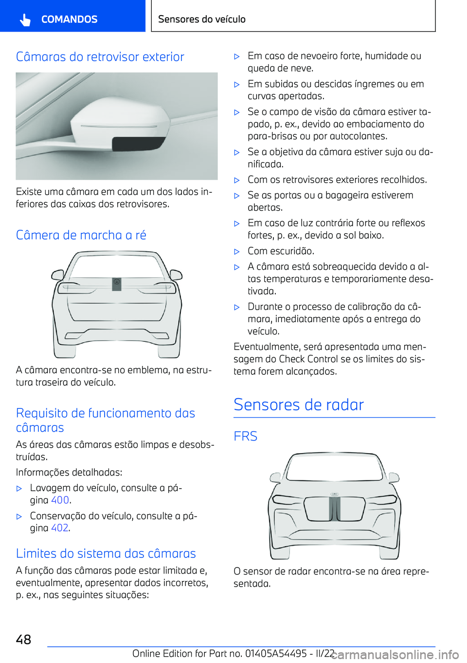 BMW IX 2022  Manual do condutor (in Portuguese) C