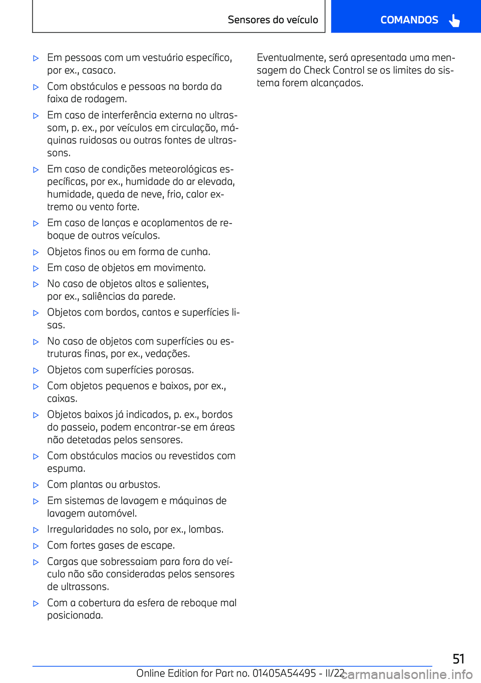 BMW IX 2022  Manual do condutor (in Portuguese) 